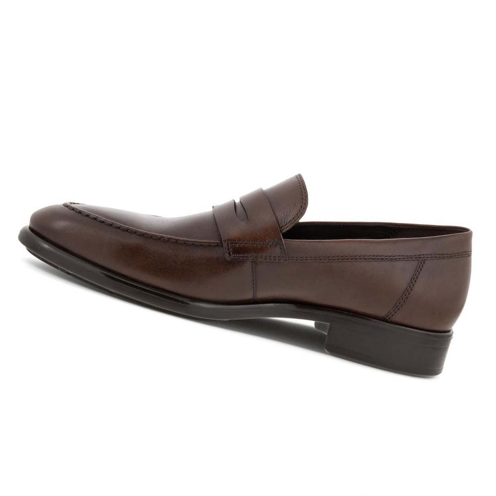 Ecco Citytray Penny Loafer Finskor Herr Bruna | SE 511CTV